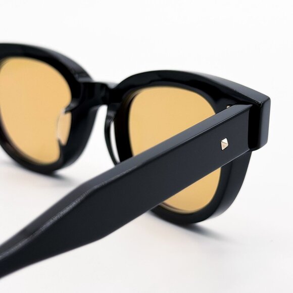 NEW VALENTINO SUNGLASSES VLS-163A BLACK/ORANGE UNISEX EYEWEAR main image 9